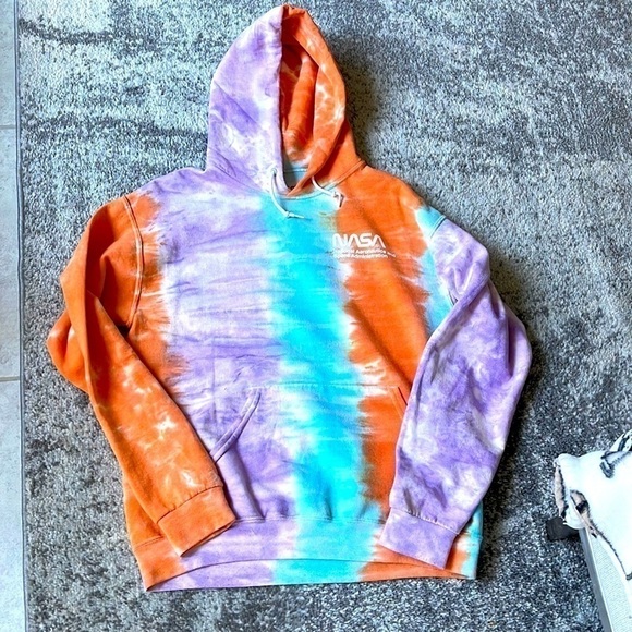 Bowery Supply Co Tops - NASA Tie Dyed Hoodie